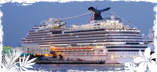 Carnival cruise ship in Port Canaveral